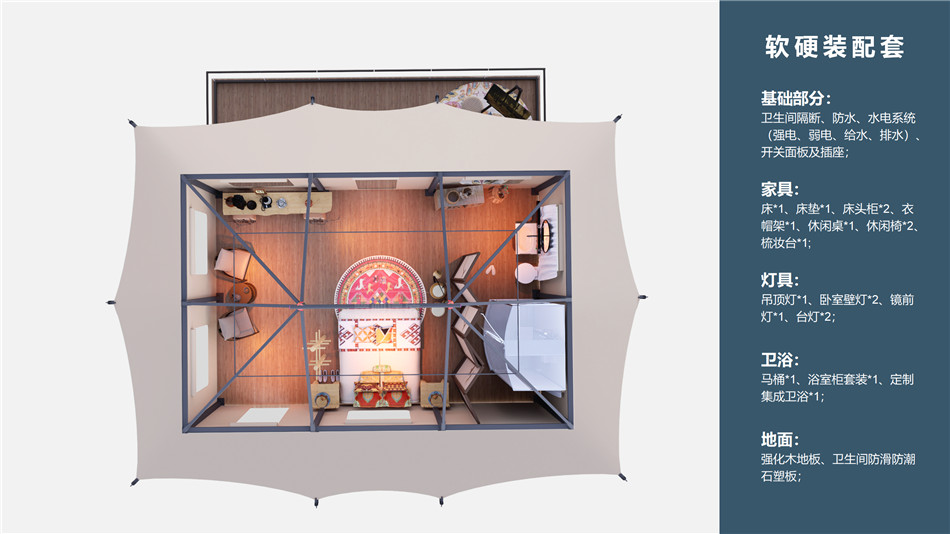 智能管理系统植入——带物联网监控功能的高端户外酒店帐篷批发方案